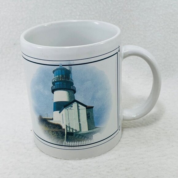 Vintage Otagiri Hamilton Mug Cape Disappointment Howard Koslow Art Lighthouse - Picture 1 of 10